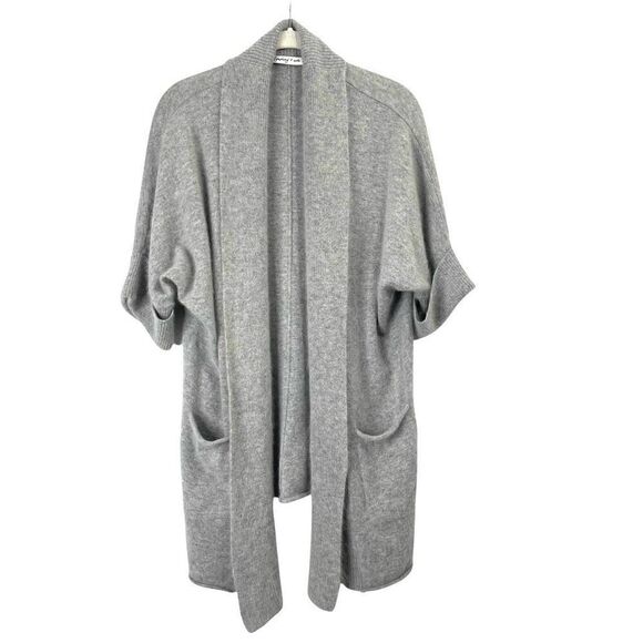 Symphony + Note 100% cashmere twin set cardigan & shell Size M grey lagenlook - Picture 2 of 16